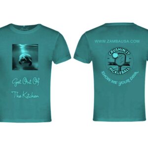 Funny Pickleball T-Shirt – “Get Out of the Kitchen” | Zambausa®