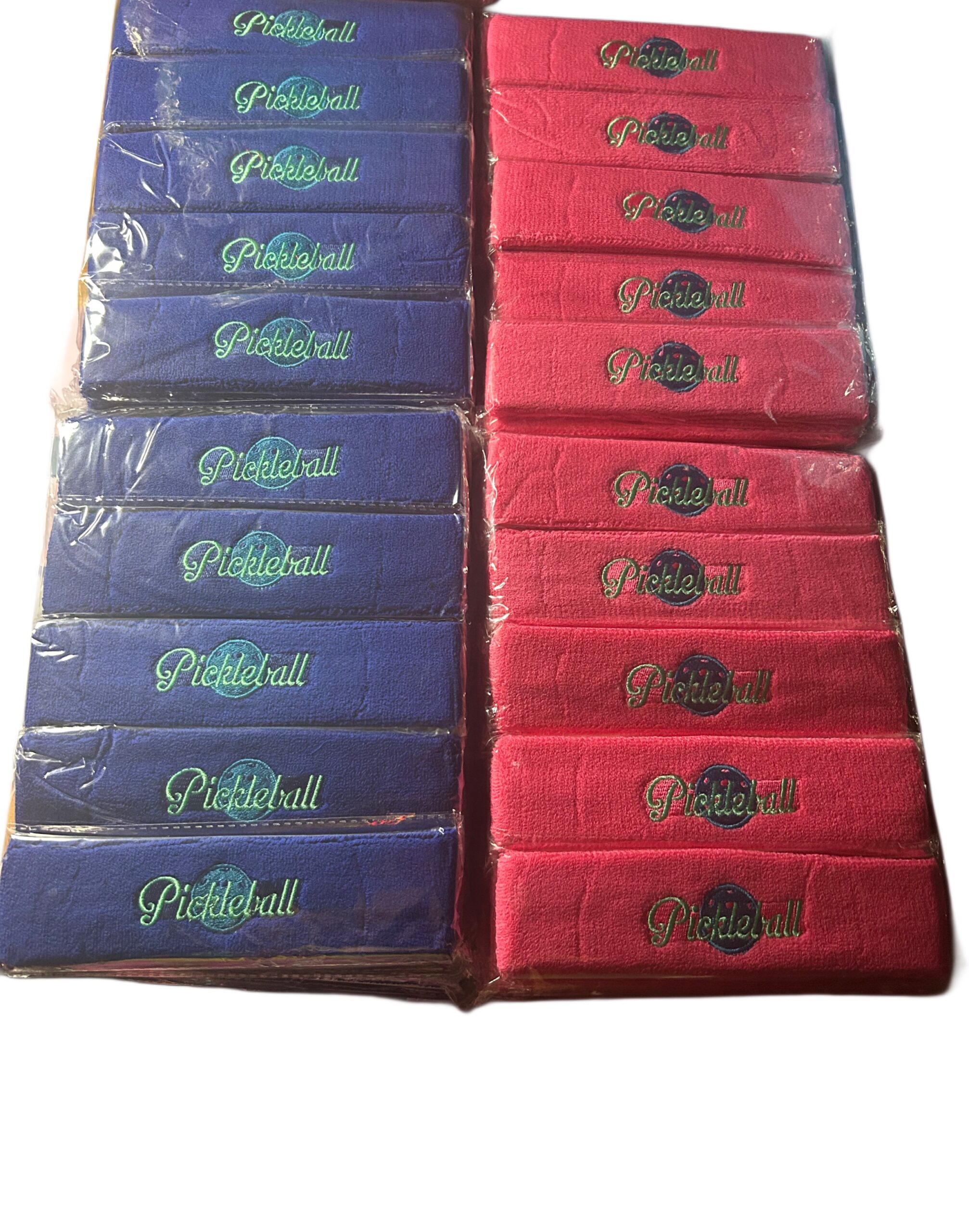 Zambausa Embroidered Pickleball Sweatbands – 10 Colors – 1300 pcs - Image 4