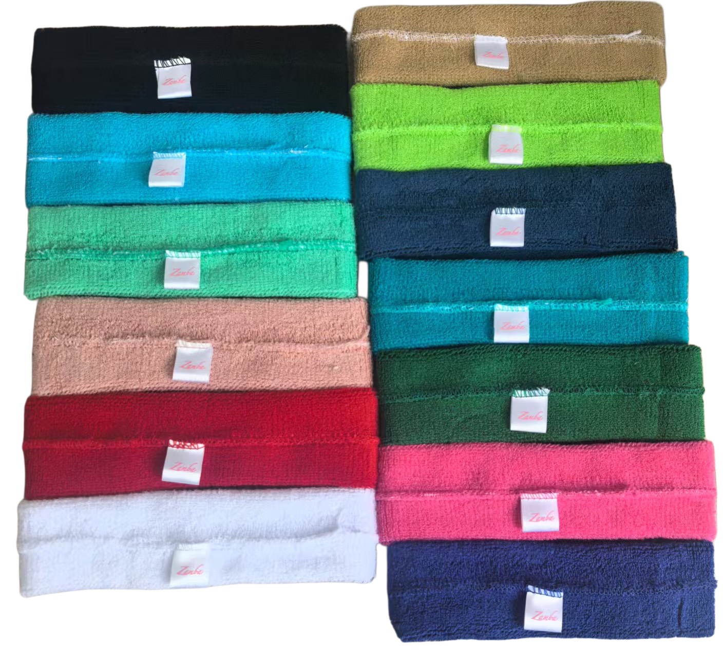 Zambausa Embroidered Pickleball Sweatbands – 10 Colors – 1300 pcs - Image 7